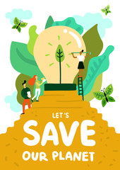 Saving Of Planet Poster