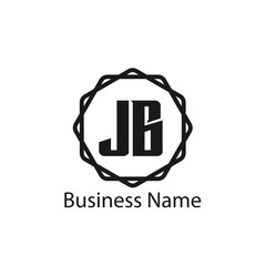 Initial Letter JB Logo Template Design