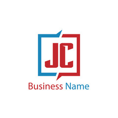 Initial Letter JC Logo Template Design