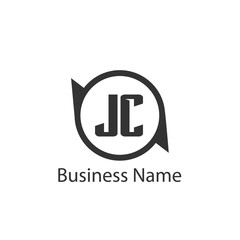 Initial Letter JC Logo Template Design
