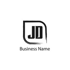 Initial Letter JD Logo Template Design