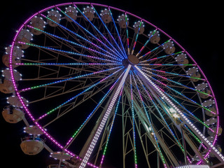 Nightlife Octoberfest with Neon Lights and fun