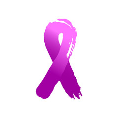 Vector logo for the supporting campaign "Breast cancer. Awareness month" 