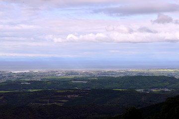八面山から中津平野