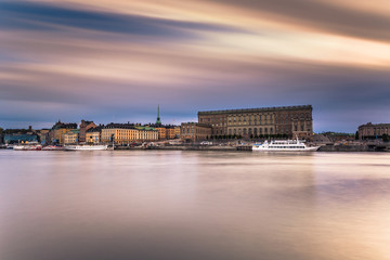 The Coast of the old town of Stockholm, Sweden