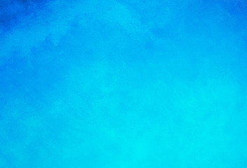 Blue abstract background in watercolor style