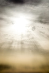 Obraz premium Tangier beach and waves and rocks