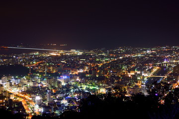 [徳島県]眉山からの徳島夜景