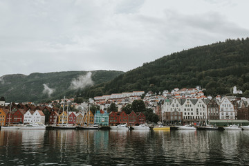 Fototapeta premium The picturesque and historic Norwegian city of Bergen.