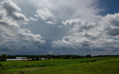 Distant thunderstorm.