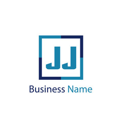Obraz premium Initial Letter JJ Logo Template Design