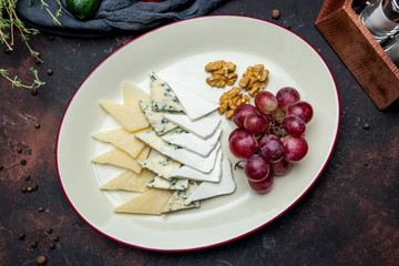 Cheese plate italian food