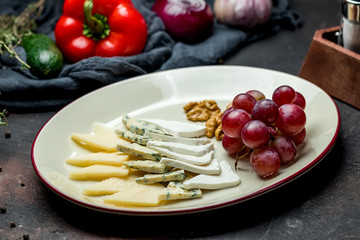Cheese plate italian food