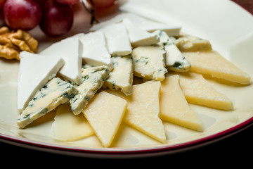 Cheese plate italian food