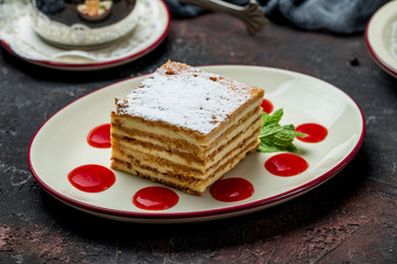 The Esterhazy cake a piece