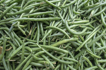 green beans in the market