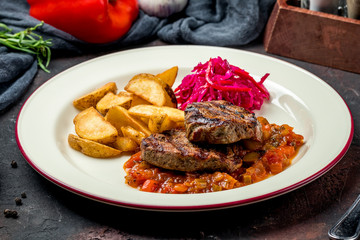 medallions of beef