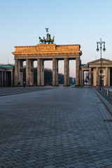 The Brandenburg Gate in Berlin at sunrise, Germany © Xavier Lorenzo