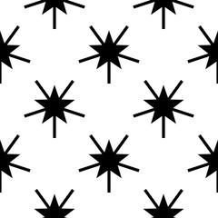 Seamless background with stars, endless stylish texture