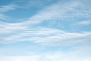 Fototapeta premium white clouds on azure sky