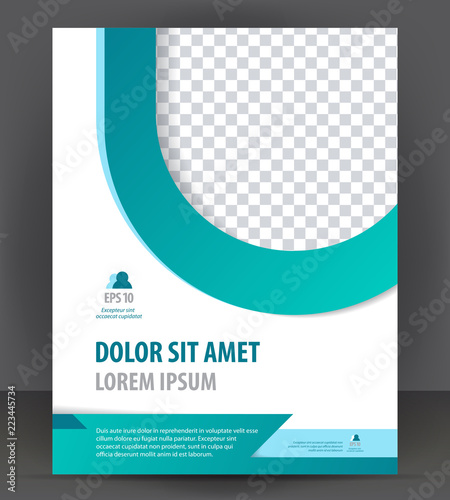 flyer brochure cover layout