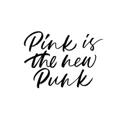 Pink is the new punk card.