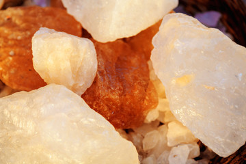 quartz stones or minerals