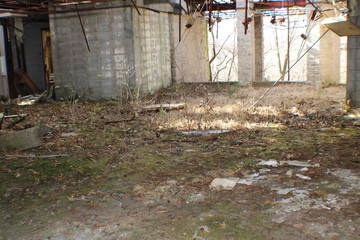 Naklejka premium Abandoned Building