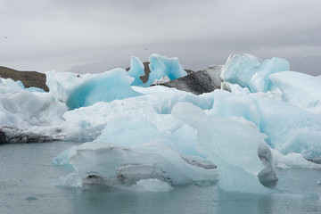 Jökulsárlón Gletscherlagune am Fuß des Vatnajökull, Island