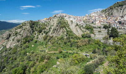 Fototapeta na wymiar Motta Camastra Sicily