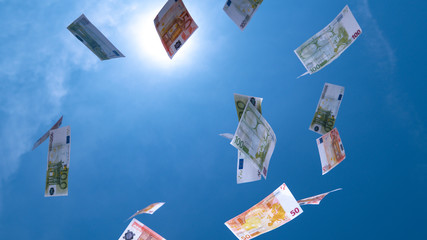 CLOSE UP: Smart investments and successful business bringing wealth