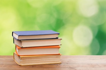 Antique back to school background book bookshelf