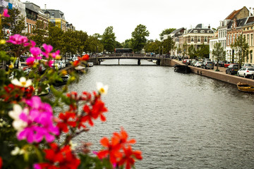 Canal of Amsterdam, Netherlands.