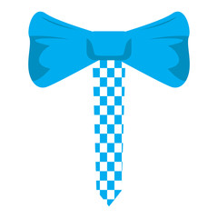Isolated textured oktoberfest bowtie