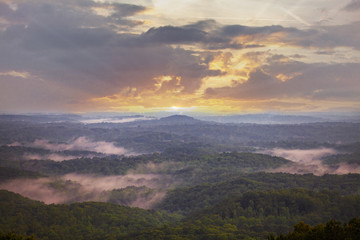 Sunset in the Mountains