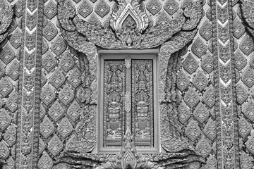 The architecture and stucco of Thai religious places.