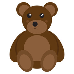 Isolated teddy bear toy