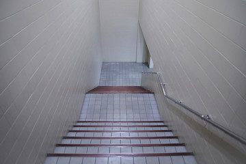 Stairs down to the basement