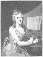 Obraz premium Charlotte von Kalb, 1785