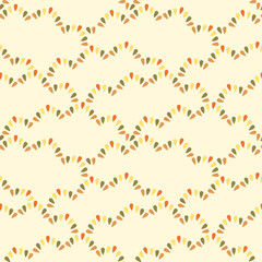 seamless pattern with abstract pattern waves