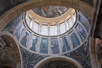  Frescoes in a chapel