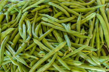 Green beans close-up