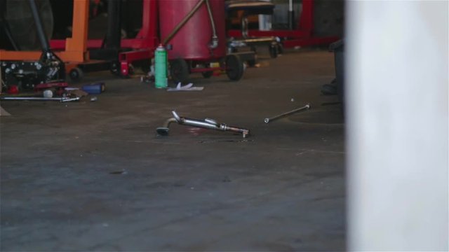Mechanic Work Shop Floor & Misc. Parts & Equipment