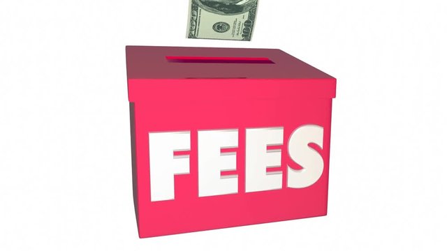 Fees Hidden Costs Charges Fines Penalties 3d Animation