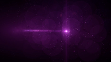 Purple lens flare light
