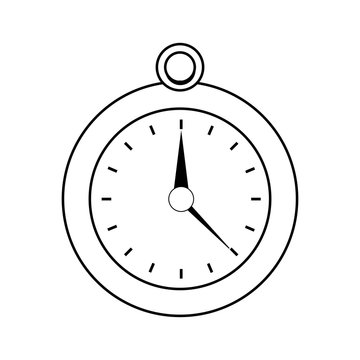 recommend clip art: outline luxury pocket watch object style