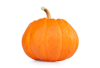 Pumpkin orange isolated on white background