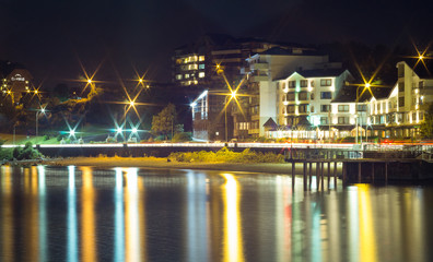 Costanera de Puerto Varas, sur de Chile.