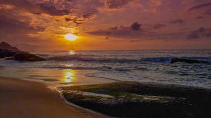 Obraz premium o lindo por do sol