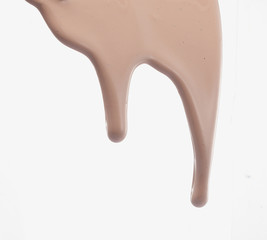 Flow of Foundation Liquid